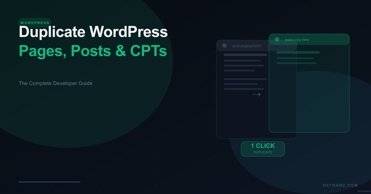 How to Duplicate WordPress Pages, Posts, and Custom Post Types (Complete Guide)